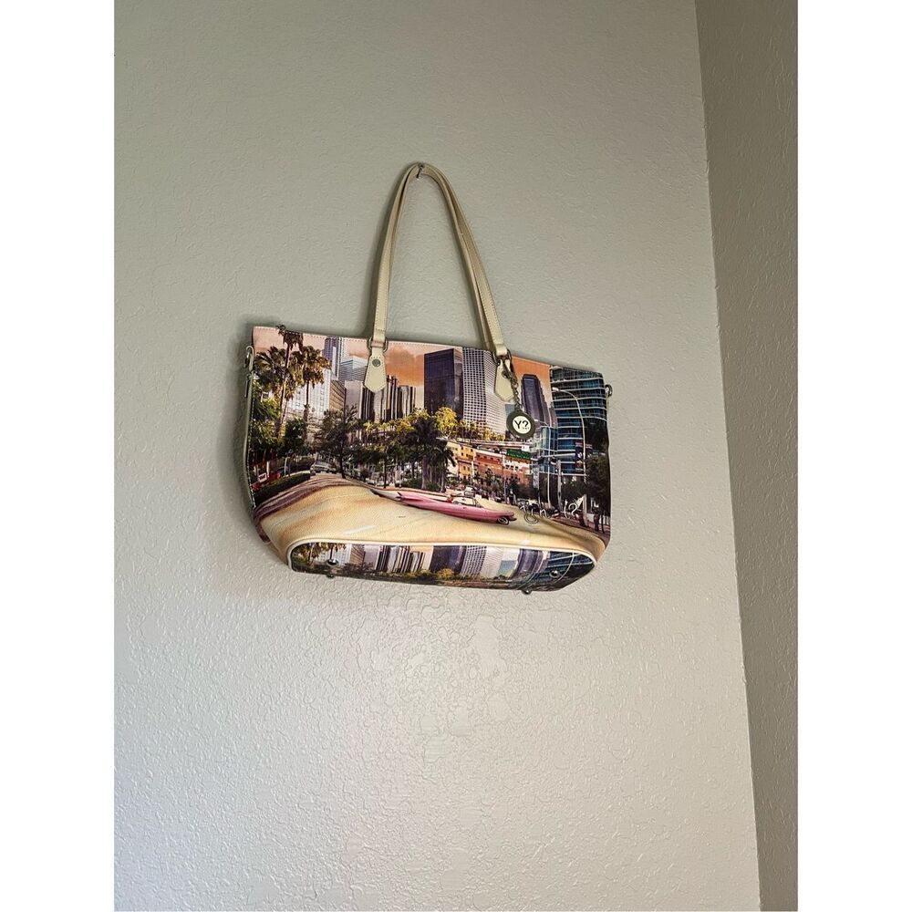 Ynot pink thunderbird city crossbody bag purse